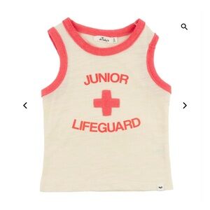 oh baby! Billie Slub Ringer Tank - Junior Lifeguard - Butter